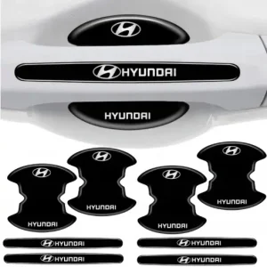 Naklejki ochronne pod klamki samochodu HYUNDAI MOCNA FOLIA 8 szt Nowość