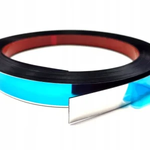 Zwrot pieniędzy Listwa dekoracyjna ozdobna płaska CHROM 21mm 10m