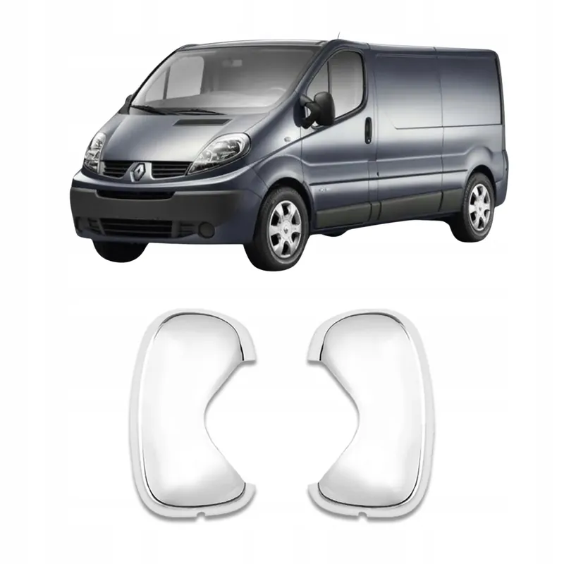 Ekspresowa dostawa Nakładki na lusterka tworzywo ABS chromowane Opel Vivaro 2001-2010