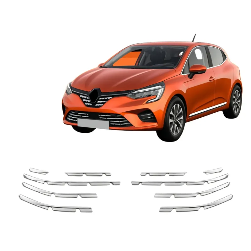 Listwy na zderzak przedni stal nierdzewna chrom Renault Clio 5 2019-2024 Zamów teraz