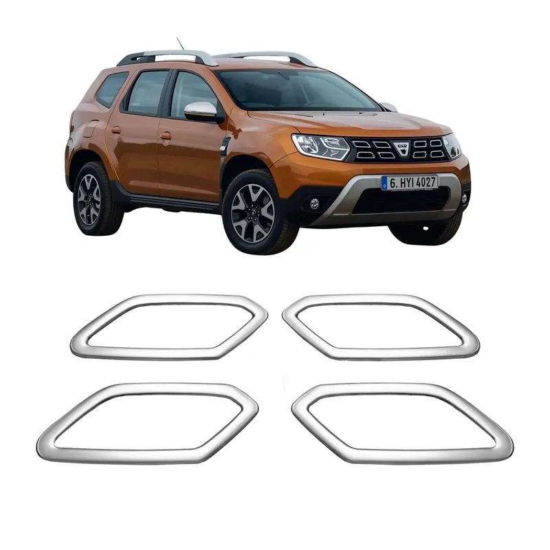 Nakładki ramki klamki wewnętrzne matowy chrom Dacia Duster 2024- Szybka dostawa