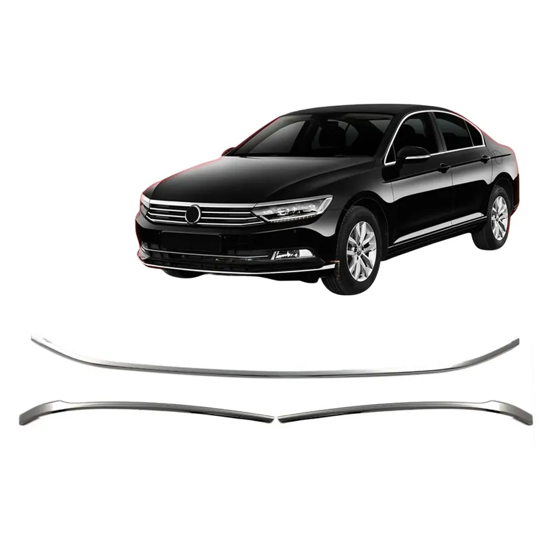 Listwy nakładki na zderzak przedni chromowany Volkswagen Passat B8 2015-19 Nowość