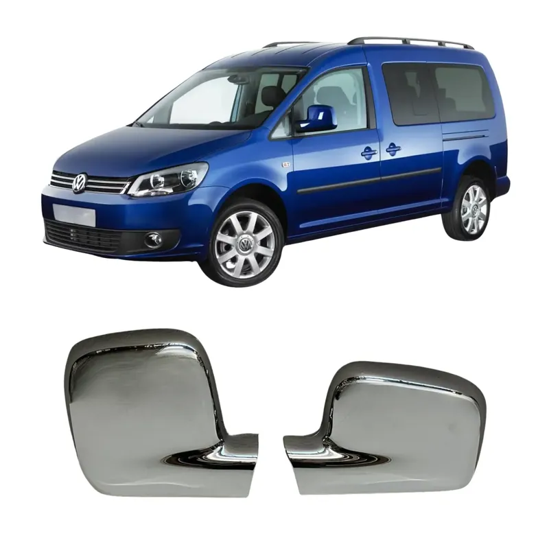 Nakładki na lusterka stal nierdzewna chrom Volkswagen Caddy 2004-2014 Tani
