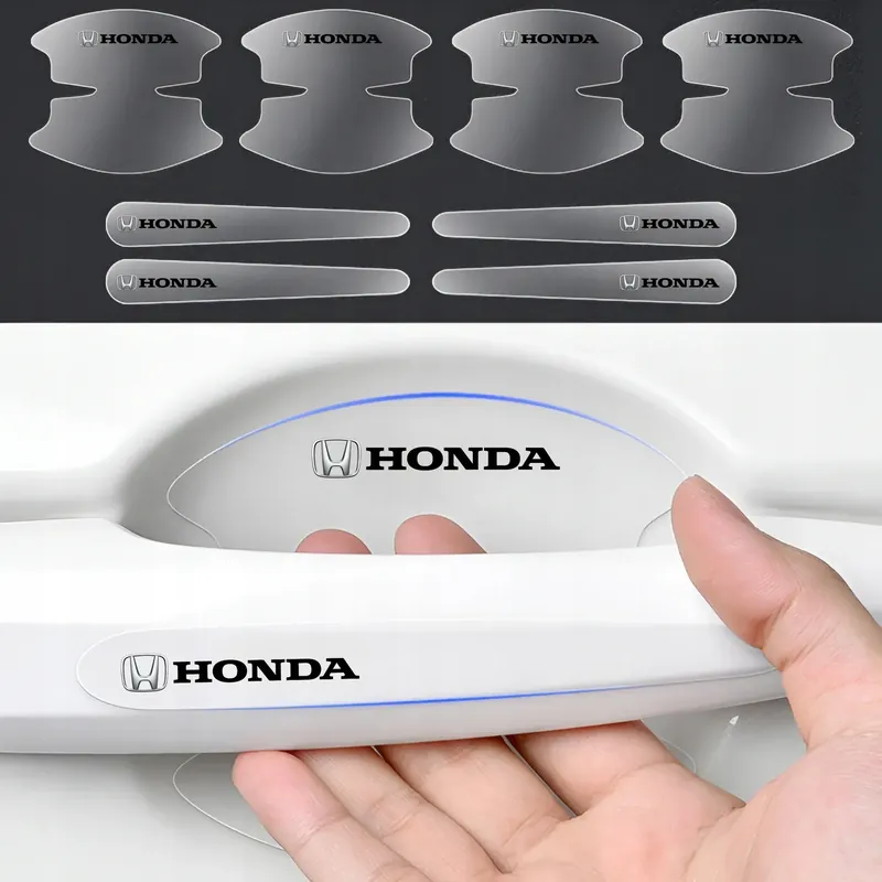 Bezpieczna płatność FOLIA OCHRONNA NA KLAMKI SAMOCHODOWE WNĘKI HONDA NA SAMOCHÓD DRZWI LOGO