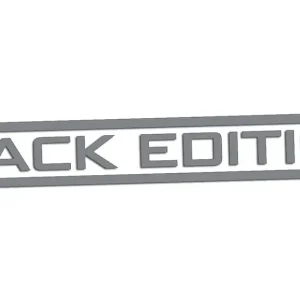 Wycinana naklejka BLACK EDITION #2 do man szara - J and A Zamów teraz