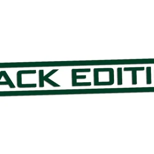 Niska cena Wycinana naklejka BLACK EDITION #2 ciemny zielony - J and A