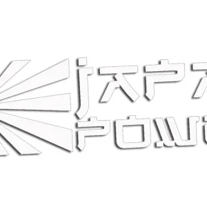 Wycinana naklejka JAPAN POWER do nissan biała - J and A Ostatnia szansa