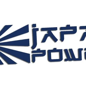 Oferta limitowana Wycinana naklejka JAPAN POWER do kawasaki granatowa - J and A