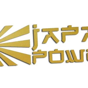 Wysoka jakość Wycinana naklejka JAPAN POWER do jimny złota - J and A