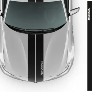 PASY NA SAMOCHÓD naklejki 2x20cm x 4m PERFORMANCE Najlepsza cena