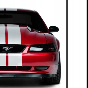 PASY NA SAMOCHÓD naklejki BIAŁY POŁYSK 20x2x3metry Autentyczny