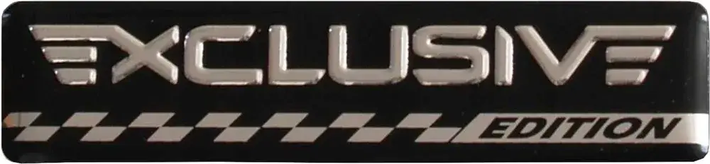 Naklejka Emblemat EXCLUSIVE EDITION z Szachownicą Oferta limitowana