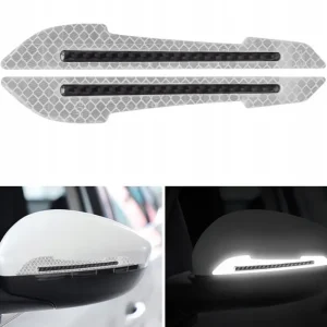 Naklejki Na Samochód Folia Ochronna Na Lusterka Drzwi Odblaskowa 3D Zwrot pieniędzy