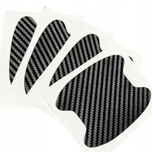 Bezpieczna płatność Naklejki pod klamki 4szt CARBON