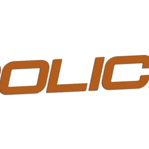 Oferta Wycinana naklejka POLICE - NAPIS - USA brązowa - J and A