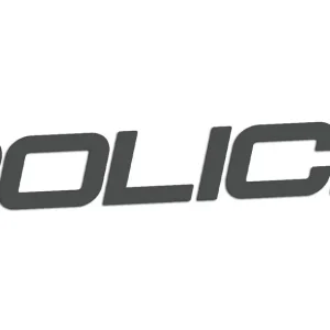 Kup teraz Wycinana naklejka POLICE - NAPIS - USA grafitowa - J and A