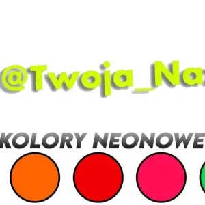 Zwrot pieniędzy Wycinana naklejka FACEBOOK kolory neonowe