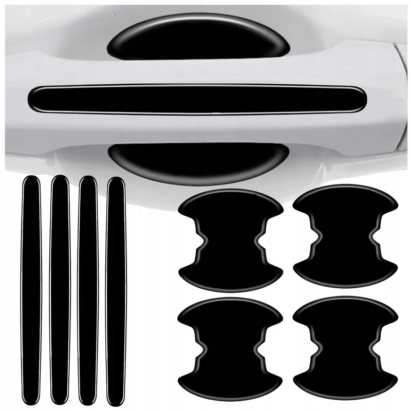 Niska cena Mocna FOLIA OCHRONNA POD KLAMKI Samochodowe NAKLEJKI NA DRZWI auta GRUBE