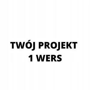 Zwrot pieniędzy NAKLEJKA AUTO SZYBĘ TWÓJ PROJEKT WŁASNY 1 WERS