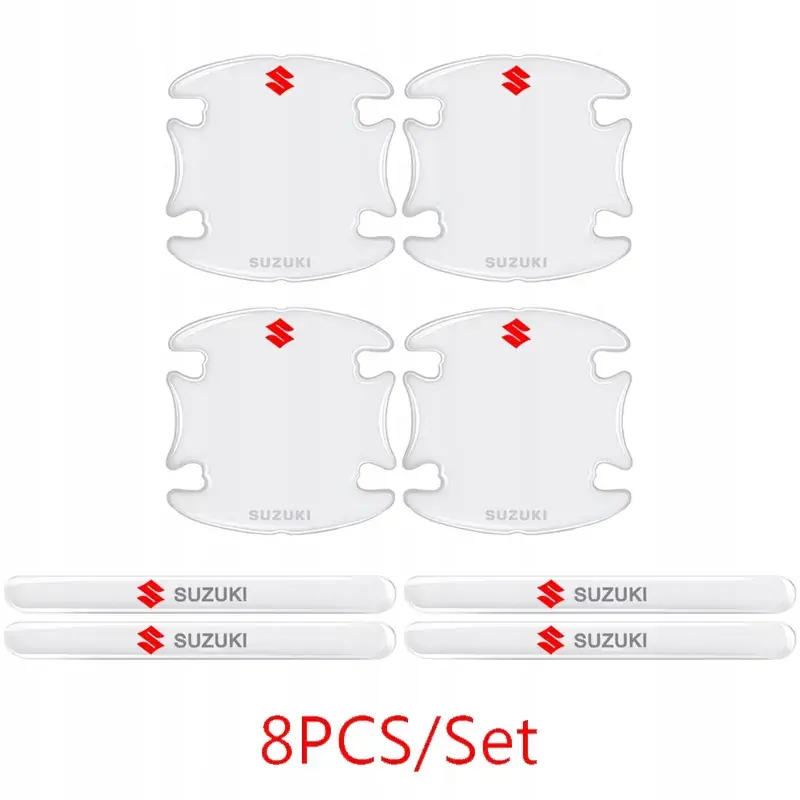 Zwrot pieniędzy Naklejki ochronne na klamki drzwi samochodu - SUZUKI (4 sztuki)