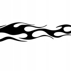 NAKLEJKA AUTO SZYBĘ OGIEŃ PŁOMIEŃ FIRE Bezpieczna płatność