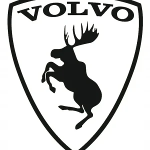 Darmowa dostawa NAKLEJKA AUTO SZYBĘ LOGO VOLVO ŁOŚ