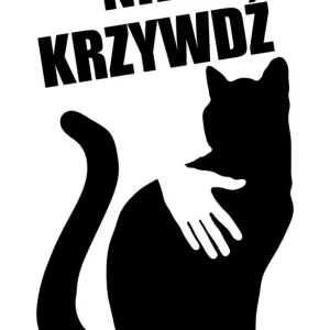 NAKLEJKA NA SAMOCHÓD NIE KRZYWDŹ 15cm Darmowa dostawa