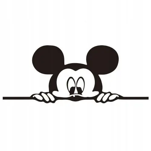 Zamów teraz NAKLEJKA NA AUTO SZYBĘ MYSZKA MIKI PODGLĄDA