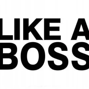 Ekspresowa dostawa NAKLEJKA NA AUTO SZYBĘ LIKE A BOSS