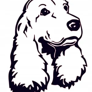 Najlepsza cena NAKLEJKA NA AUTO SAMOCHÓD SZYBĘ SPANIEL