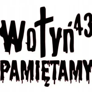 Darmowa dostawa NAKLEJKA BEZ TŁA NA AUTO SAMOCHÓD SZYBĘ WOŁYŃ 43 PAMIĘTAMI