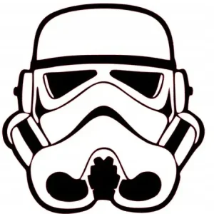 NAKLEJKA NA AUTO SAMOCHÓD SZYBĘ SZTURMOWIEC STAR WARS Promocja