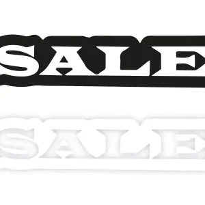 Najlepsza cena SALE W02 - Naklejka na samochód na auto KOLOR