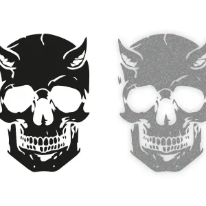 Zwrot pieniędzy DIABEŁ - Naklejka na samochód na auto ODBLASKOWA