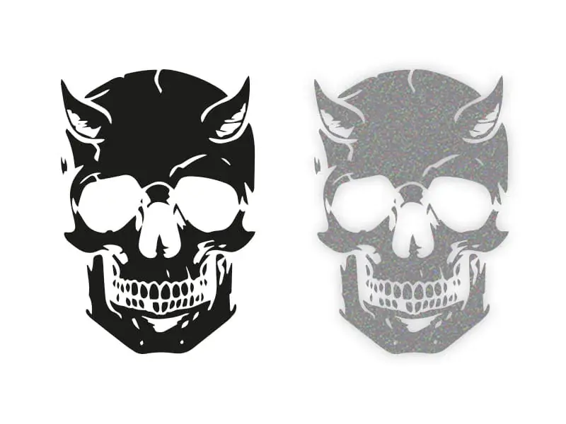 Zwrot pieniędzy DIABEŁ - Naklejka na samochód na auto ODBLASKOWA