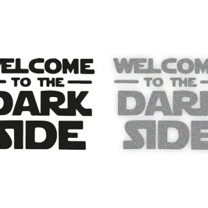WELCOME TO THE DARK SIDE - Naklejka na samochód na auto ODBLASKOWA Tylko dziś