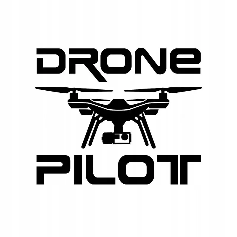 Tylko dziś NAKLEJKA NA AUTO SZYBĘ DRONE PILOT/PILOT DRONA