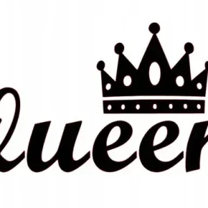 Popularny NAKLEJKA NA AUTO SZYBĘ QUEEN KORONA
