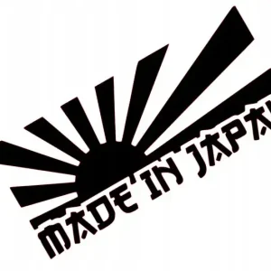 NAKLEJKA NA AUTO SZYBĘ MADE IN JAPAN Najlepsza cena