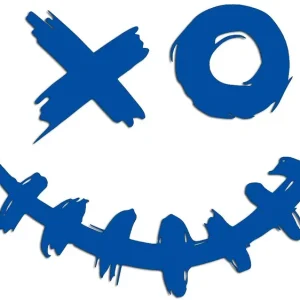 Wycinana naklejka JOKER SMILE - UŚMIECH do Volvo niebieska - J and A Zamów teraz