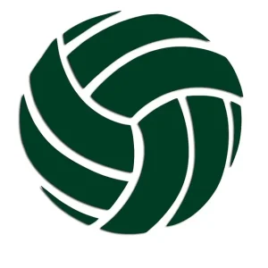 Zamów teraz Wycinana naklejka PIŁKA SIATKOWA - SIATKÓWKA ciemny zielony - J and A