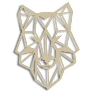 Wycinana naklejka WILK #1 beżowa - J and A Wyprzedaż