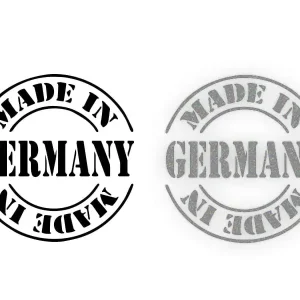 Ostatnia szansa MADE IN GERMANY (BMW Audi Mercedes VW Opel Porsche) - Naklejka na auto ODBL