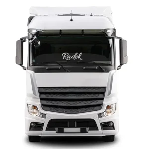 Ekspresowa dostawa IMIĘ KSYWA MIASTO - Naklejka imienna kierowcy TIR BUS Auto KOLOR