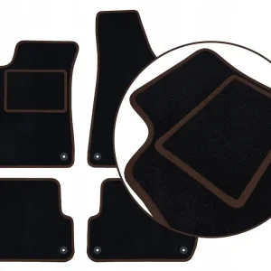 Wyprzedaż CZARNE DYWANIKI AUDI Q7 I (2005-2015) BRĄZOWA PRZĘDZA | ST