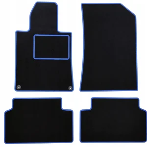 CZARNE DYWANIKI CITROEN NEMO (2007-2017) NIEBIESKA LAMÓWKA | ST Oferta limitowana