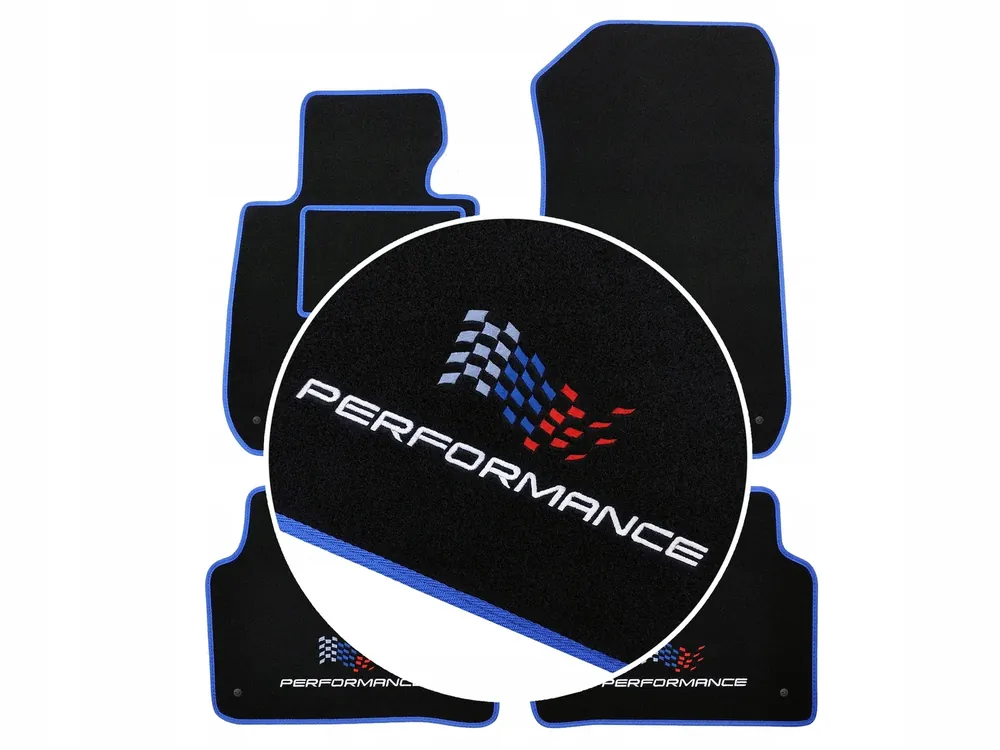 Autentyczny DYWANIKI WYCIERACZKI BMW 5 E34 (1988-1996) + 4x PERFORMANCE