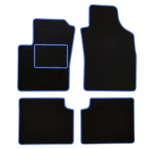CZARNE DYWANIKI ALFA ROMEO 166 (1998-2007) NIEBIESKA LAMÓWKA | ST Popularny