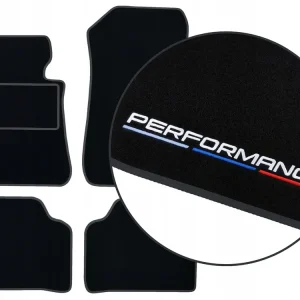 Autentyczny DYWANIKI WELUROWE BMW 4 F33 (2014-2021) - GRAFITOWE + 2x HAFT