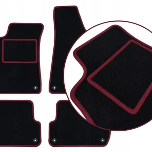 CZARNE DYWANIKI AUDI A6 C7 (2011-2018) BORDOWA PRZĘDZA | ST Ekspresowa dostawa